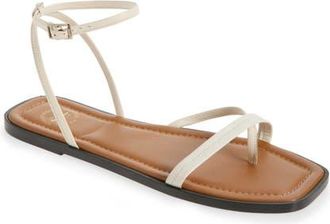 ATP Atelier Miane Ankle Strap Sandal in Linen at Nordstrom, Size 11Us