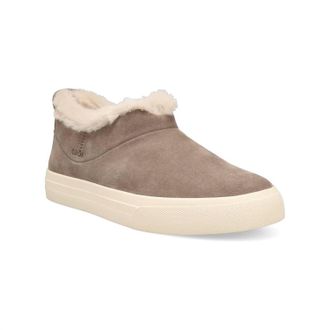 Taos Womens Mini Chic Boots In Dark Taupe Suede