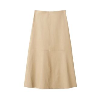 By Malene Birger Dames, Rokken, Beige, Maat: S Leer