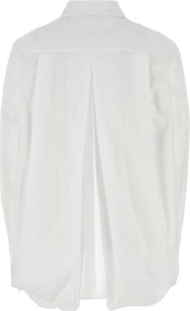 Givenchy Womens Split Shirt White Cotton