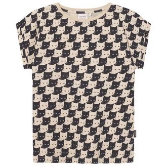 Dedicated T-Shirt Visby Pepita Cats T-Shirt f&uuml;r Damen | grau