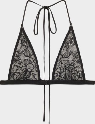 Kiki De Montparnasse Michelia Floral Lace Soft Triangle Bra