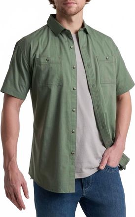 K&uuml;hl Mens Button Shirt In Green