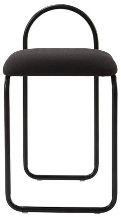 AYTM Design Barhocker Angui, Anthrazit Boucl&eacute;, Sitzh&ouml;he 65.5 cm