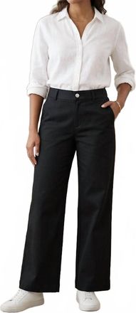 Sablyn Bex Low Rise Twill Pants In Black
