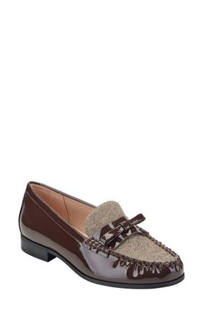 Bandolino Laynei Loafer in Dark Brown Patent at Nordstrom, Size 5.5