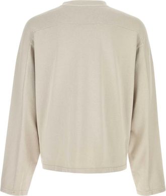 Entire studios Unisex Sand Cotton T-Shirt Offwhite Exterior
