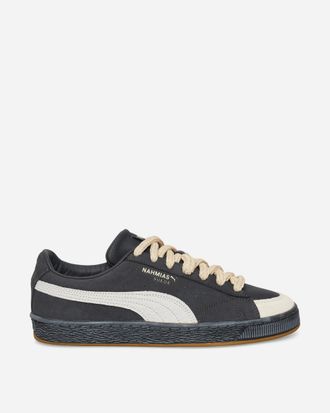 Puma Nahmias Suede Vintage Black Sneakers Flat Dark Gray / Honey Butter
