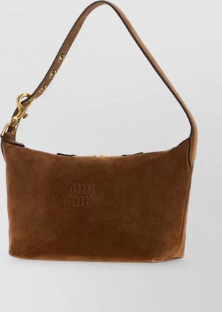Miu Miu na suede clutch bag