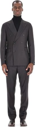 Tagliatore Jurken Bruin - Heren - Business pakken - Bruin - XL - Wol - Kostuums
