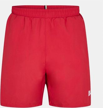 HUGO BOSS Mens Dolphin Elasticated Waistband Swim Short - Red - Size: 37/36/32