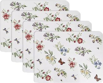 Lenox Set Of 4 Butterfly Meadow Cork Placemats