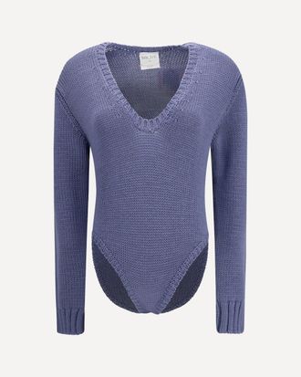 Forte_Forte FORTE_FORTE Cable-knit wool Bodysuit Female 0