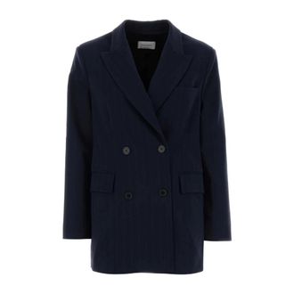 The Nina Studio Blazers, female, Blue, Size: XS Double-Breasted Blazer