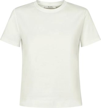Max Mara T-Shirts, female, White, Size: XS Nerina Cotton T-shirt