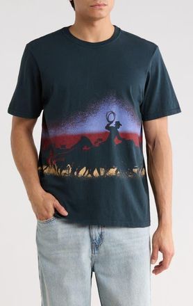 One Of These Days Driftin Back Cotton Graphic T-Shirt in Hard Washed Black at Nordstrom, Size Xx-Large