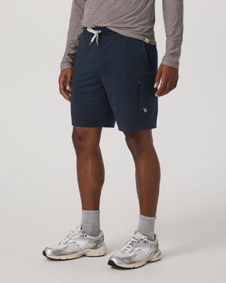 Vuori Clothing Sunday Performance Shorts 8 | Ink Heather | XS, Size Extra Small
