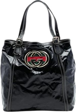 Gucci Pre-owned Tote Bags, female, Black, Size: ONE SIZE Pre-owned The Britt Tote