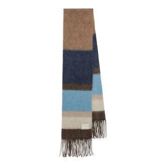 Miu Miu Wool scarf with fringes - female - Miu Miu - Winter Scarves - Multicolor - ONE SIZE - Accessories
