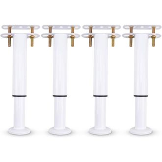 OEM Juego De 4 Patas De Soporte Met&aacute;licas Ajustables Y Retr&aacute;ctiles Para Cama, De Alta Resistencia, Para Armario, Sof&aacute;, Estructura De Cama, Repuestos Para 