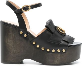 Valentino Garavani Sandali VLOGO 115mm - Nero