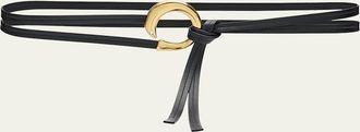 Bottega Veneta Cintura Leather Wrap Belt