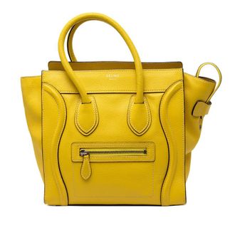 Celine Pre-owned Celine Micro Drummed Calfskin Luggage Tote Ladies CF3JL2JX4XSHPTHQ