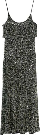 Paco Rabanne Abito Midi Con Paillettes-Donna