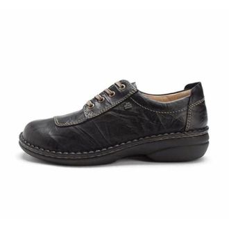 Finn Comfort Veterschoenen - Dames - Schoenen - Zwart - Maat: 41 EU Leer