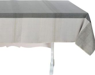 Sustainable Threads Ecoloom Handwoven Cotton Tablecloth in Moonbeam - 60X90 at Nordstrom