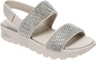 Skechers Foamies Arch Fit Footsteps with Rhinestone Natural 111531-NAT Womens