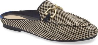 Rothy's Double Bit Boucl&eacute; Loafer Mule in Classic Micro Check at Nordstrom, Size 10.5