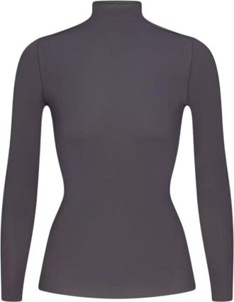 Nike (WMNS) Nike x SKIMS Weightless Layers Mock-Neck Long-Sleeve Top Lead TPLST6052W-LED