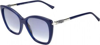 Jimmy Choo London Womens ROSES-0QM4-1V ROSES 55 0QM4 1V Rose Sunglasses - Blue - One Size