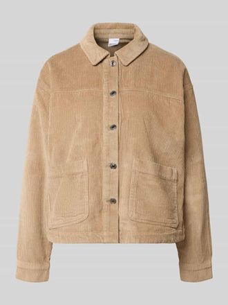 Vero Moda Relaxed Fit Langarmbluse aus reiner Baumwolle Modell JAMIE in Sand, Gr&ouml;&szlig;e XL