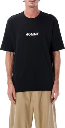 Comme Des Garçons Comme Des Garçons Homme Cotton Logo Short Sleeve T-shirt