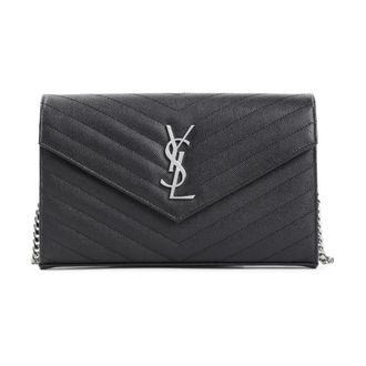 Saint Laurent Chain Wallet - female - Saint Laurent - Shoulder Bags - Black - ONE SIZE - Bags