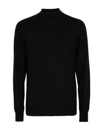 8 by YOOX MERINO WOOL REGULAR-FIT MOCK-NECK