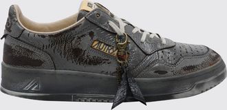 Autry Sneakers Medalist Low Super Vintage in pelle verniciata con effetto usurato