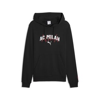 Puma Felpa con cappuccio AC Milan ftblCulture da uomo, Accessori, Nero, 3XL