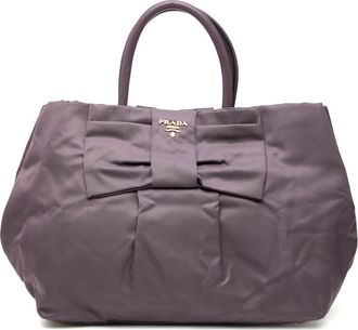 Prada Pre-owned Prada Tessuto Fiocco Tote 75KEDW27OMEMLWCW