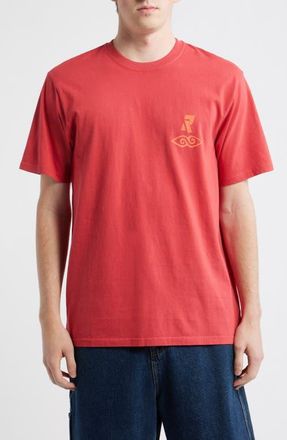 Rip Curl Liquid Trips Graphic Cotton T-Shirt in Washed Red at Nordstrom, Size Xx-Large