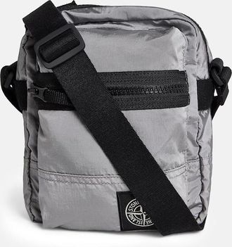 Stone Island Mens S0251 Compass Patch Cross Body Bag Grey - Size: OS