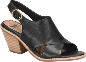 S&ouml;fft Womens Mendi Heeled Sandal In Black