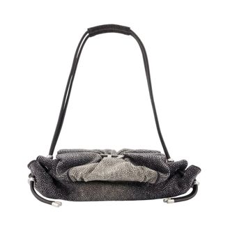 Diesel Dames, Tassen, Grijs, Maat: ONE Size Katoen