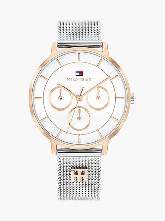 Tommy Hilfiger Reloj bicolor con monograma TH