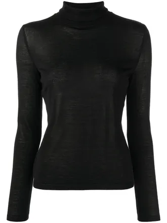 Giambattista Valli cashmere turtleneck jumper - Black
