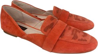 Sanctuary Womens Sass Suede Slide Loafer In Chili