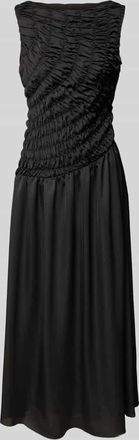 Forever New Maxikleid mit Smok-Details in Black, Gr&ouml;&szlig;e 32