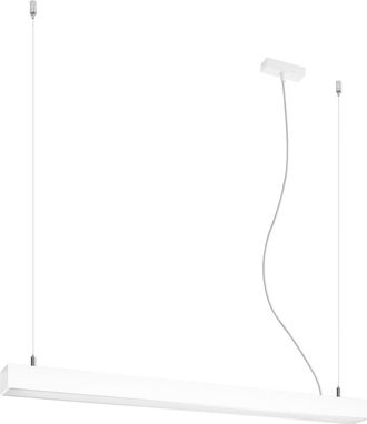 Thoro L&aacute;mpara de techo blanco aluminio 3000k alt. 150 cm